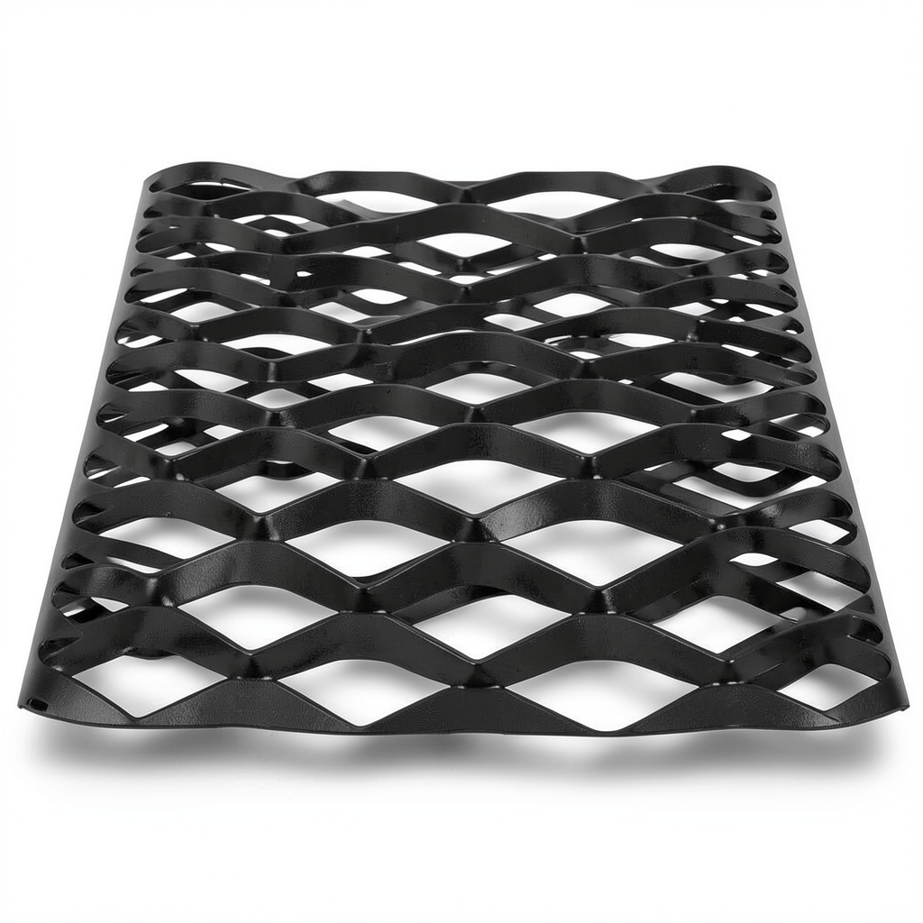 Hot Rolled Black Steel Expanded Metal Mesh Thickness 1.8 mm Width 1.22 m Length 7 m