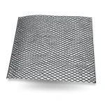 Hot Rolled Black Steel Expanded Metal Mesh Thickness 2 mm Width 1.22 m Length 1 m