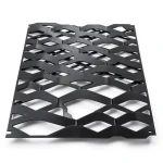 Hot Rolled Black Steel Expanded Metal Mesh 2 mm Thickness 1.22x2 m