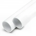 مواسير بلاستيك UPVC الوطني  مقاس   1/4 1 إنش سمك 4.8 مم لون أبيض
