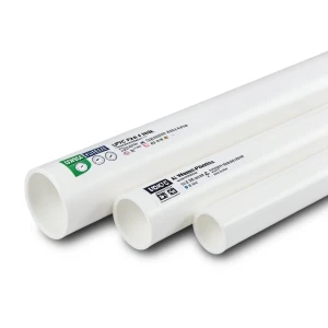 UPVC Plastic Pipes 4 Inch 13.8 Bar Thickness 5.44 mm White | Al Watania Plastics