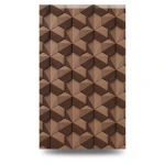 Dutch Geometric Wallpaper Size 10m x 0.53m, Brown Color, Model 218416