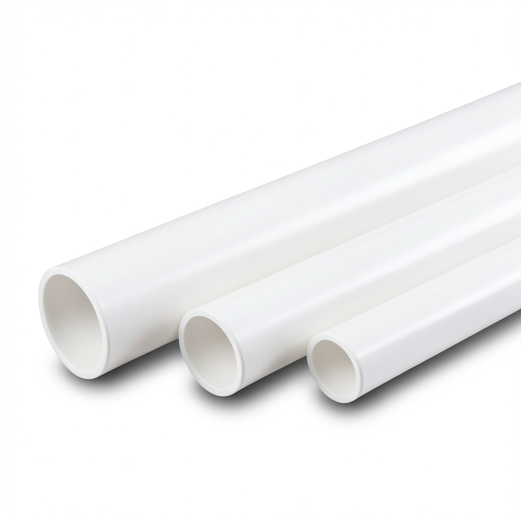 مواسير UPVC مقاس 3 إنش سمك 2.16 مم SDR 41 لون أبيض