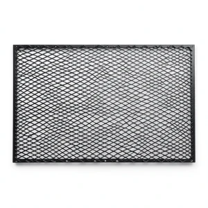Hot Rolled Black Steel Expanded Metal Mesh Thickness 2.3 mm Width 1.22 m Length 1 m