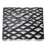 Hot Rolled Black Steel Expanded Metal Mesh Thickness 2.3 mm Width 1.22 m Length 2 m