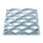 Galvanized Steel Expanded Metal Mesh  [Mazyoon] Thickness 1.8 mm Width 2.44  M Length 5 M | Bait Al Tatawor Factory