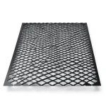 Hot Rolled Black Steel Expanded Metal Mesh Thickness 2 mm Width 1.22 m Length 1 m