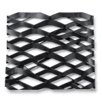 Hot Rolled Black Steel Expanded Metal Mesh Thickness 2.3 mm Width 1.22 m Length 3 m