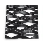 Hot Rolled Black Steel Expanded Metal Mesh Thickness 1.8 mm Width 1.22 m Length 7 m
