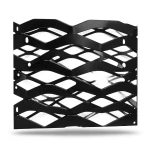 Hot Rolled Black Steel Expanded Metal Mesh Thickness 2 mm Width 1.22 m Length 1 m