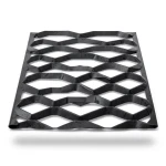 Hot Rolled Black Steel Expanded Metal Mesh Thickness 2 mm Width 1.22 m Length 4 m