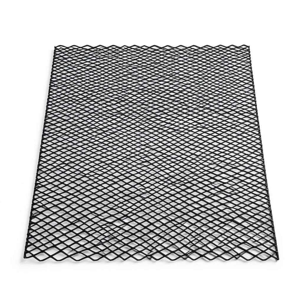 Hot Rolled Black Steel Expanded Metal Mesh 2 mm Thickness 3m Length 1.22m Width