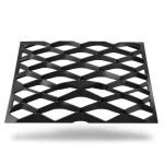Hot Rolled Black Steel Expanded Metal Mesh Thickness 2 mm Width 1.22 m Length 7 m