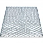 Galvanized Steel Expanded Metal Mesh  [Mazyoon] Thickness 2 mm Width 2.44  M Length 3 meter | Bait Al Tatawor Company