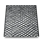 Hot Rolled Black Steel Expanded Metal Mesh Thickness 2.3 mm Width 1.22 m Length 5 m