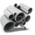 UPVC Pipes Aqtar Najd for pipes store Schedule 80  Size 1 1/2 inch Thickness 5.08 mm Gray Color