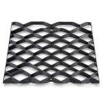 Hot Rolled Black Steel Expanded Metal Mesh Thickness 2.3 mm Width 1.22 m Length 5 m