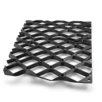 Hot Rolled Black Steel Expanded Metal Mesh 2.7 mm Thickness 1.22x2 m