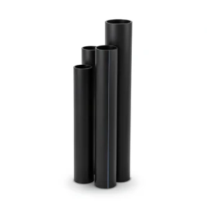 مواسير HDPE SDR 41 قطر خارجي 250 مم سمك 6.2 مم لون أسود
