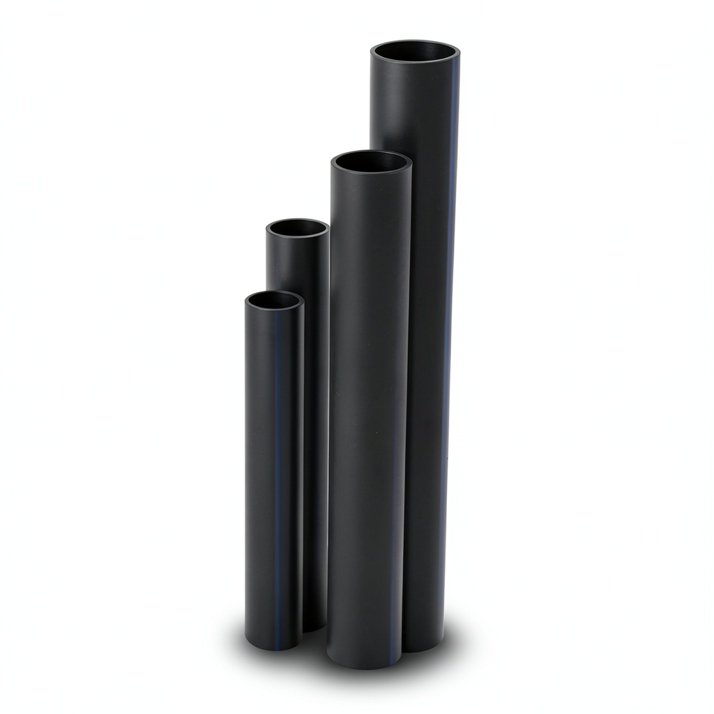 مواسير HDPE SDR 41 قطر خارجي 315 مم سمك 7.7 مم لون أسود