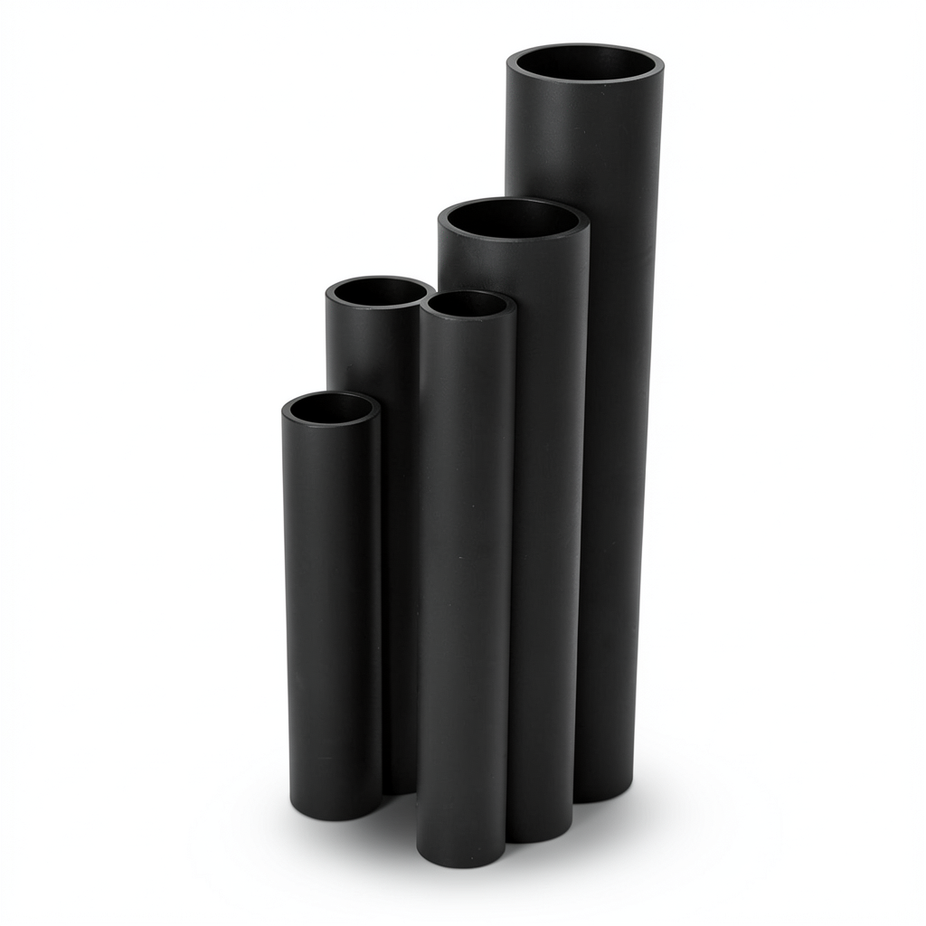 مواسير HDPE SDR 51 قطر خارجي 110 مم سمك 2.2 مم لون أسود