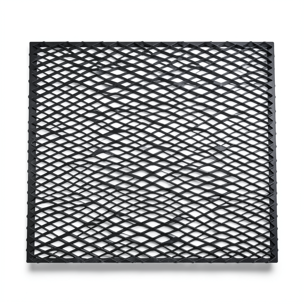 Hot Rolled Black Steel Expanded Metal Mesh Thickness 2.7 mm Width 1.22 m Length 3 m
