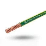 25 mm Stranded Copper Earthing Electric Wire, 450/750V, PVC Insulated, Green/Yellow | Riyadh Cables