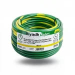 95 mm Stranded Copper Earthing Electrical Wire, 450/750V, PVC Insulated, Green/Yellow | Riyadh Cables