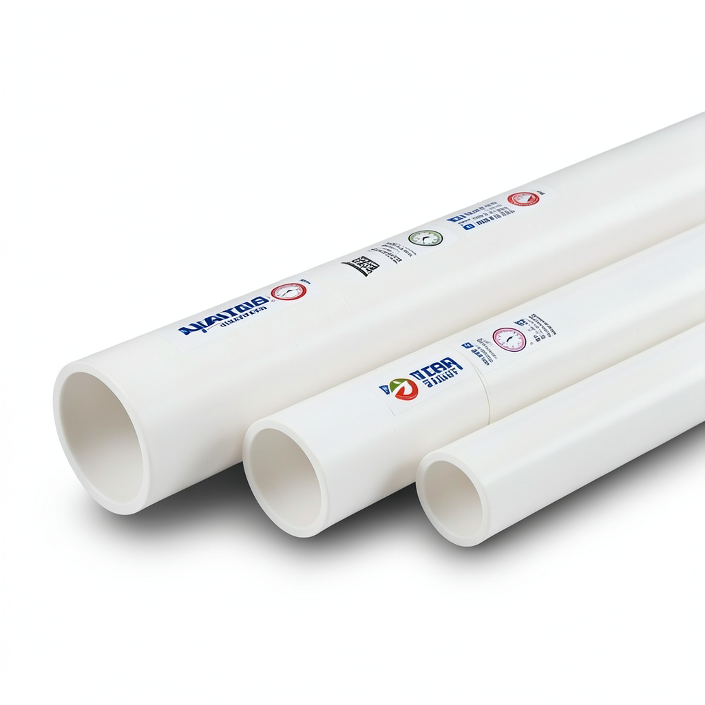 مواسير UPVC مقاس 6 إنش ضغط 17.2 بار سمك 9.91 مم لون أبيض | بلاستيك الوطنية