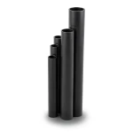 HDPE Pipes SDR 41 Outside Diameter 140 mm Thickness 3.5 mm Black