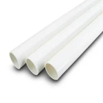 مواسير UPVC جدول 40 مقاس 8 إنش سمك 8.18 مم لون أبيض