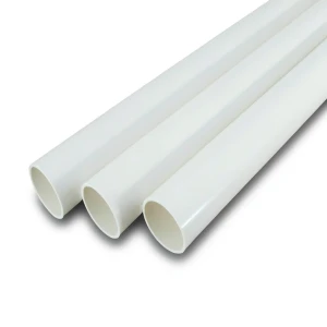 UPVC Pipes Schedule 40 Size 10 Inch Thickness 9.27 mm White