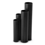 HDPE Pipes SDR 41 Outside Diameter 200 mm Thickness 4.9 mm Black