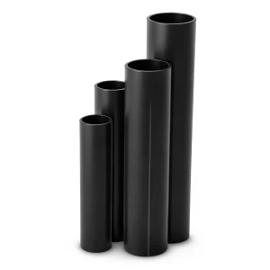 HDPE Pipes SDR 41 Outside Diameter 200 mm Thickness 4.9 mm Black