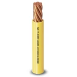 35 sq mm Single Wire 450/750V, Stranded Copper, Heat Resistant PVC Insulated, Yellow | Al Fanar