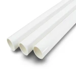 مواسير UPVC جدول 80 مقاس 2 إنش سمك 5.54 مم لون أبيض