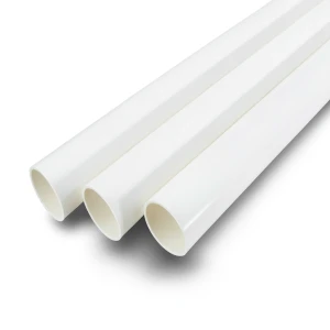 مواسير UPVC جدول 80 مقاس 2 إنش سمك 5.54 مم لون أبيض
