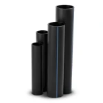 HDPE Pipes SDR 41 Outside Diameter 250 mm Thickness 6.2 mm Black