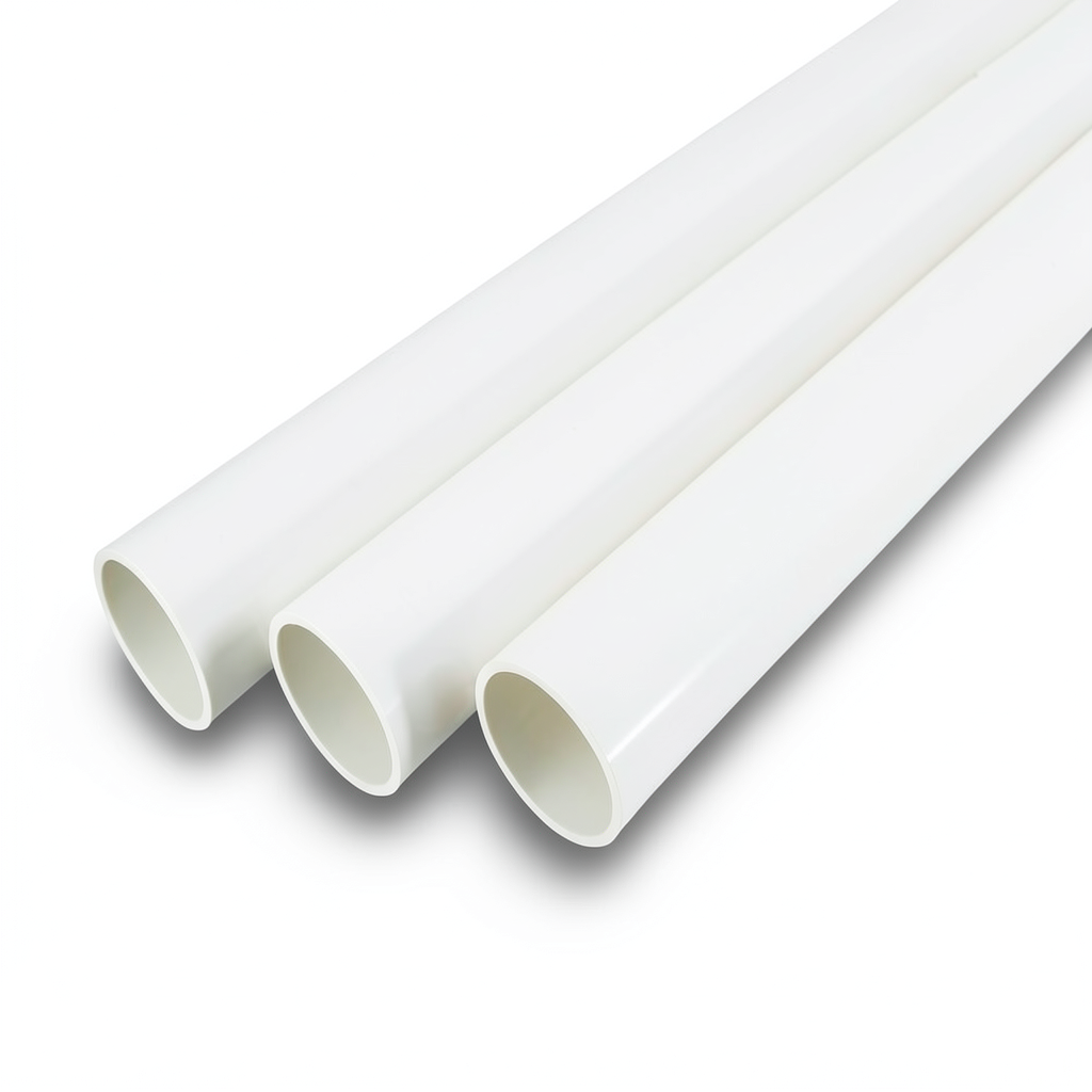 UPVC Pipes Schedule 80 Size 10 Inch Thickness 15.06 mm White