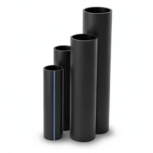 HDPE Pipes SDR 41 Outside Diameter 315 mm Thickness 7.7 mm Black