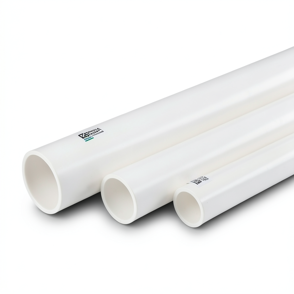 UPVC Pipes 4 Inch Thickness 8.46 mm White, Pressure 21.7 Bar | Al Watania Plastics