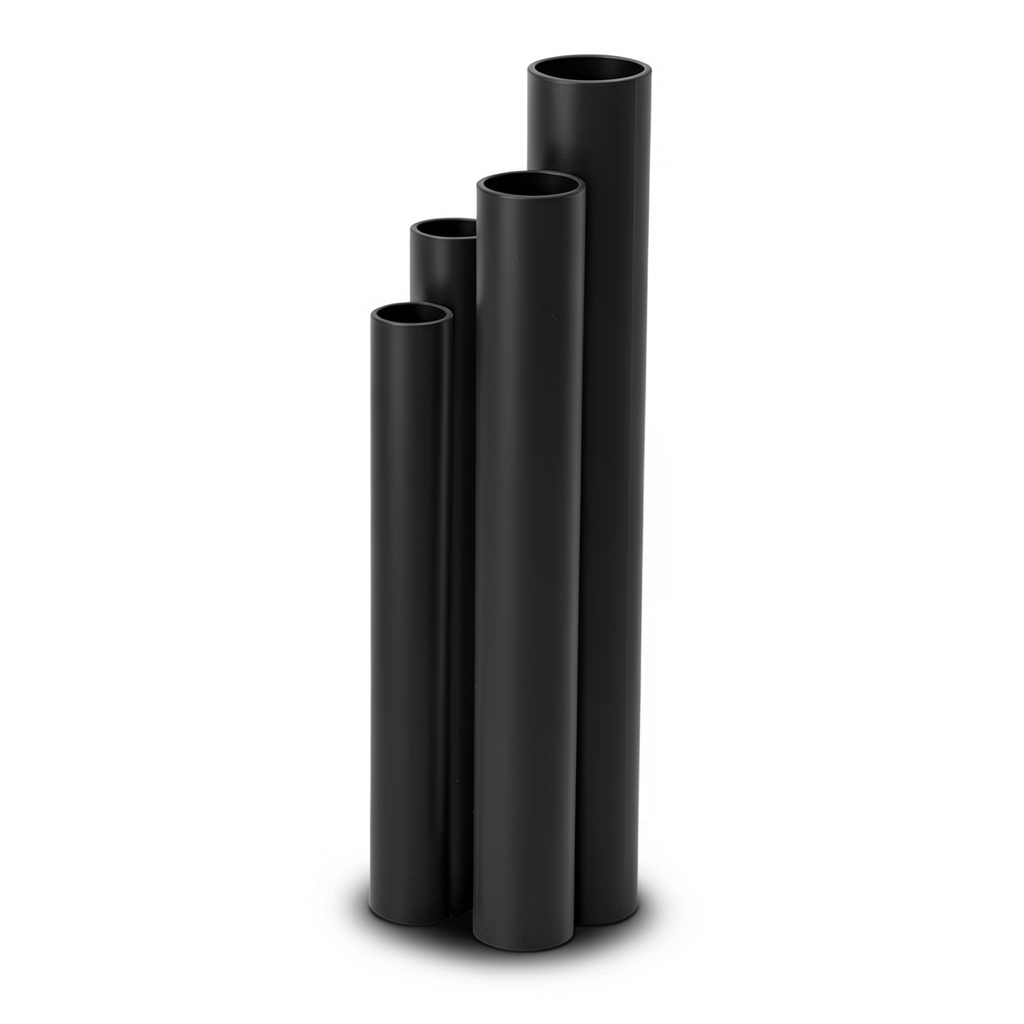 مواسير HDPE SDR 51 قطر خارجي 110 مم سمك 2.2 مم لون أسود