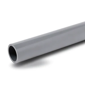 UPVC Pipes Schedule 80 Size 4 Inch Thickness 8.56 mm Gray