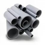 UPVC Pipes Aqtar Najd for pipes store Schedule 80  Size 1 inch Thickness 4.55 mm Gray Color