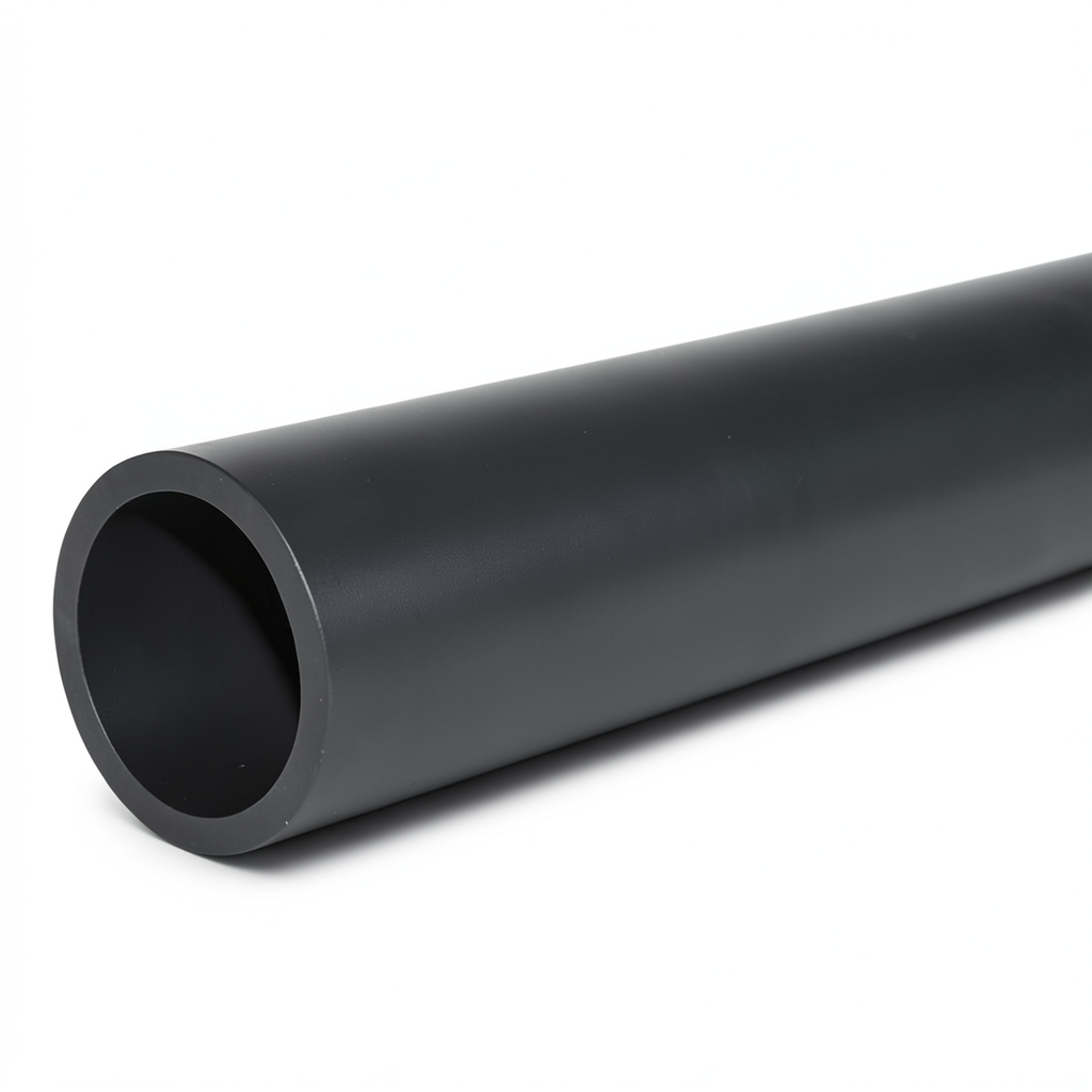 HDPE Polyethylene Pipe PN 15.9 Bar PE 63, 250 mm Diameter, SDR 7.4 Black