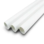 مواسير UPVC جدول 40 مقاس 8 إنش سمك 8.18 مم لون أبيض