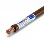 Riyadh Cables 6sq mm Stranded Wire, Copper Conductor 450/750 volts, Brown Color, 100m Length