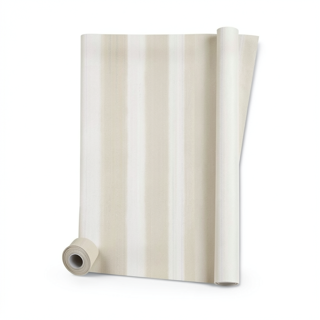 Italian Wallpaper 10m x 1.06m Light Beige, Model 83491