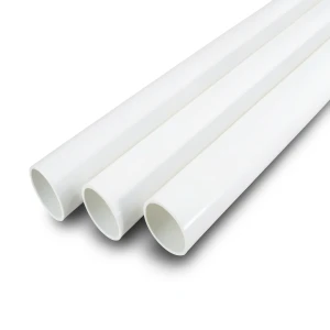 مواسير UPVC جدول 80 مقاس 2 إنش سمك 5.54 مم لون أبيض