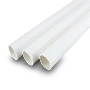 مواسير UPVC جدول 80 بار مقاس 4 إنش سمك 8.56 مم لون أبيض